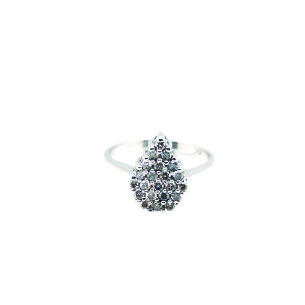 18K White Gold Diamond Ring