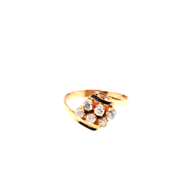 18K Yellow Gold Diamond Ring