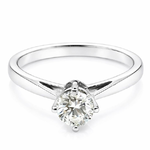 14K White Gold Diamond Ring