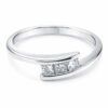 18K White Gold Diamond Ring