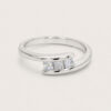 18K White Gold Diamond Ring