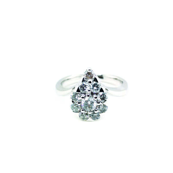 PT900 Diamond Ring