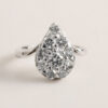 PT900 Diamond Ring