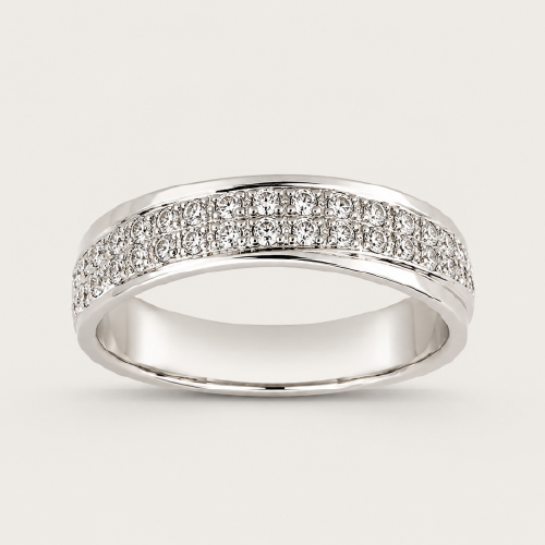 18K White Gold Diamond Ring