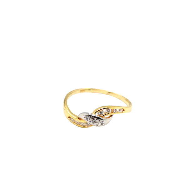 14K Yellow Gold Diamond Ring