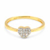 18K Yellow Gold Diamond Ring