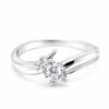 18K White Gold Diamond Ring