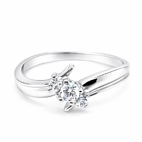 18K White Gold Diamond Ring