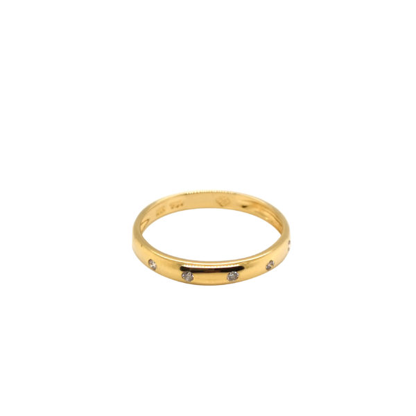 18K Yellow Gold Diamond Ring