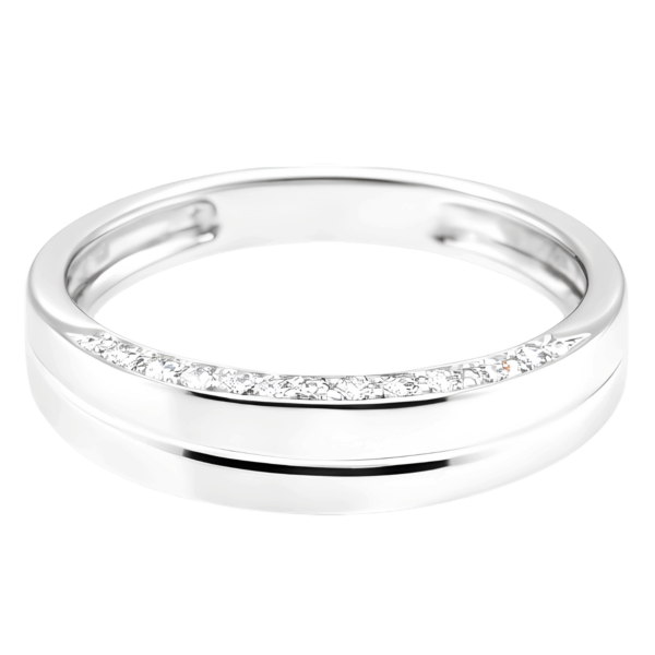 18K White Gold Diamond Ring