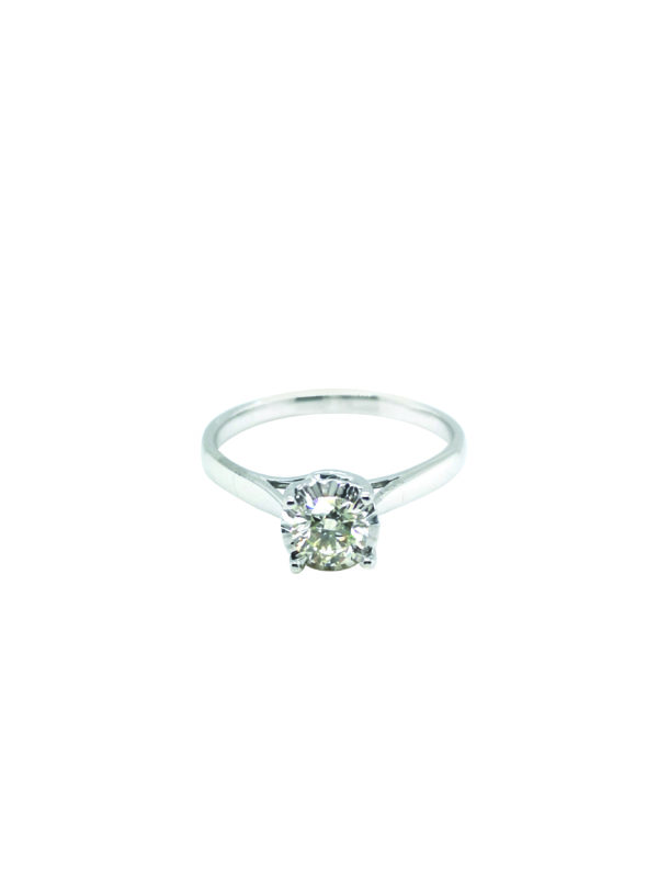 18K White Gold Diamond Ring