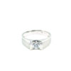 9K White Gold Diamond Ring