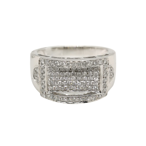 18K White Gold Diamond Ring