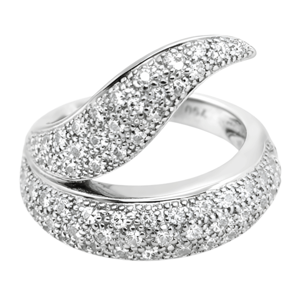 18K White Gold Diamond Ring