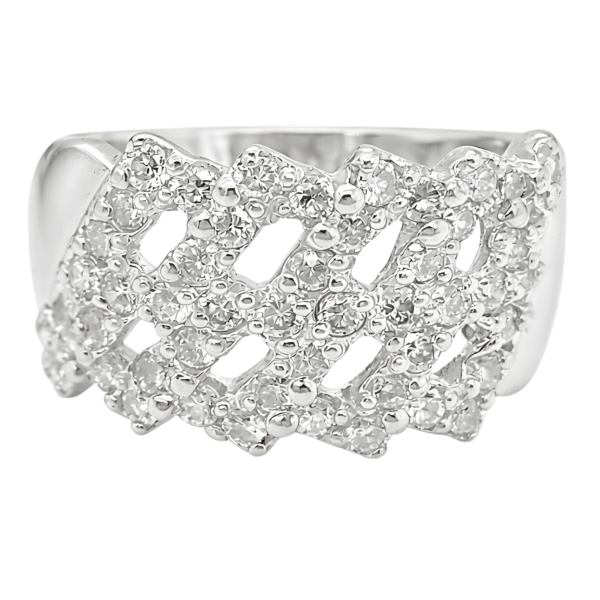 18K White Gold Diamond Ring