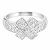 18K White Gold Diamond Ring