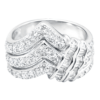 18K White Gold Diamond Ring
