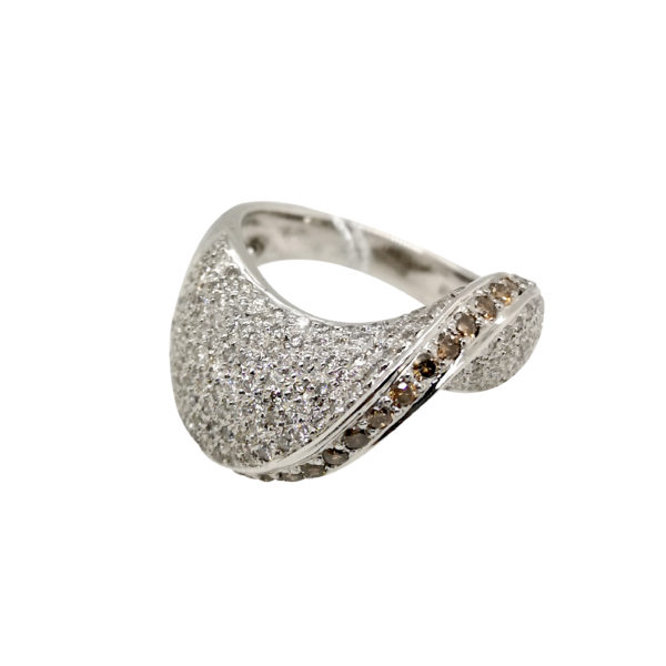 18K White Gold Diamond Ring Valuemax