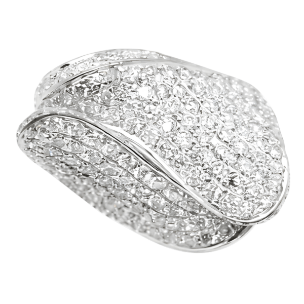 18K White Gold Diamond Ring