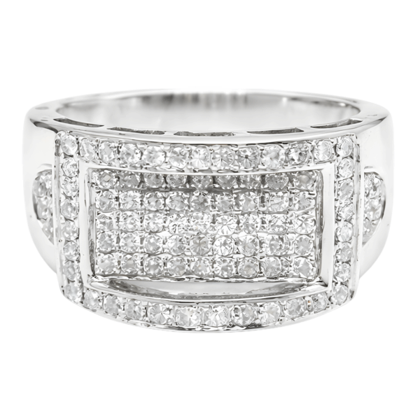 18K White Gold Diamond Ring