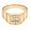 18K Yellow Gold Diamond Ring