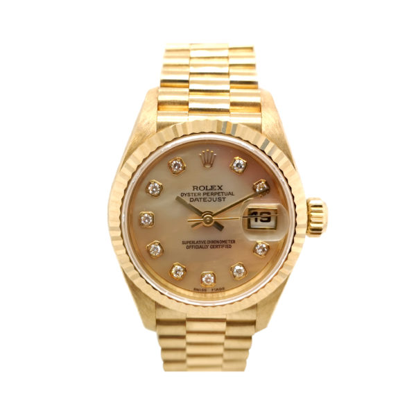 Rolex Datejust Diamond MOP 18K Yellow Gold 69178