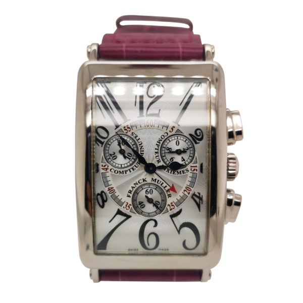 Franck Muller Long Island 18K White Gold Watch