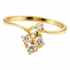 18K Yellow Gold Diamond Ring