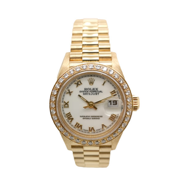 Rolex Datejust 18K Yellow Gold 69178 Watch