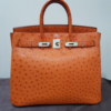 HERMES BIRKIN 32 OSTRICH HAC (ORANGE)