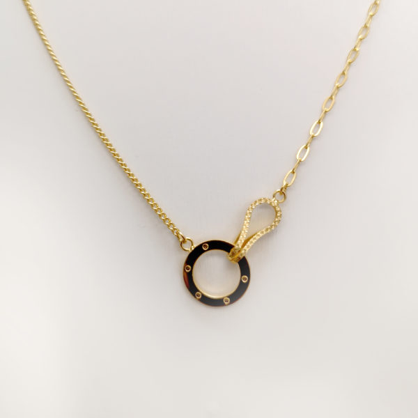 Circle of Life 24K Gold Necklace
