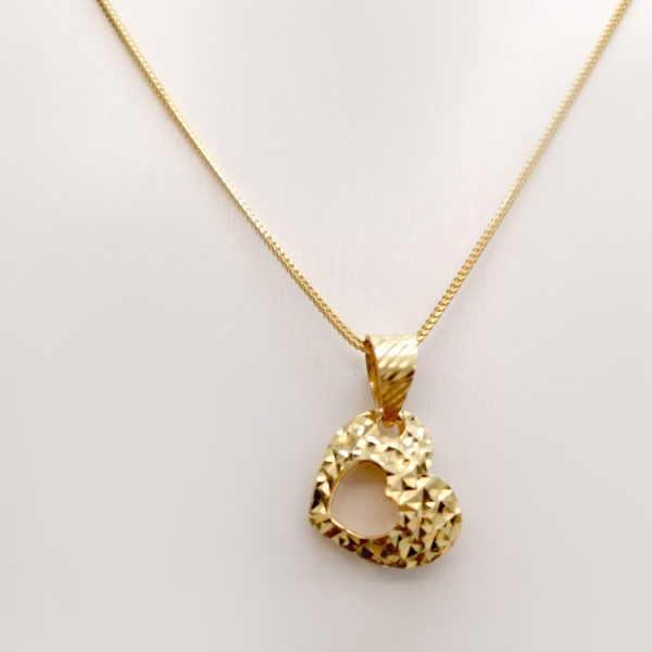 Love Shape 22K (916) Gold pendant