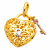 Heart Shape 22K (916) Gold Pendant