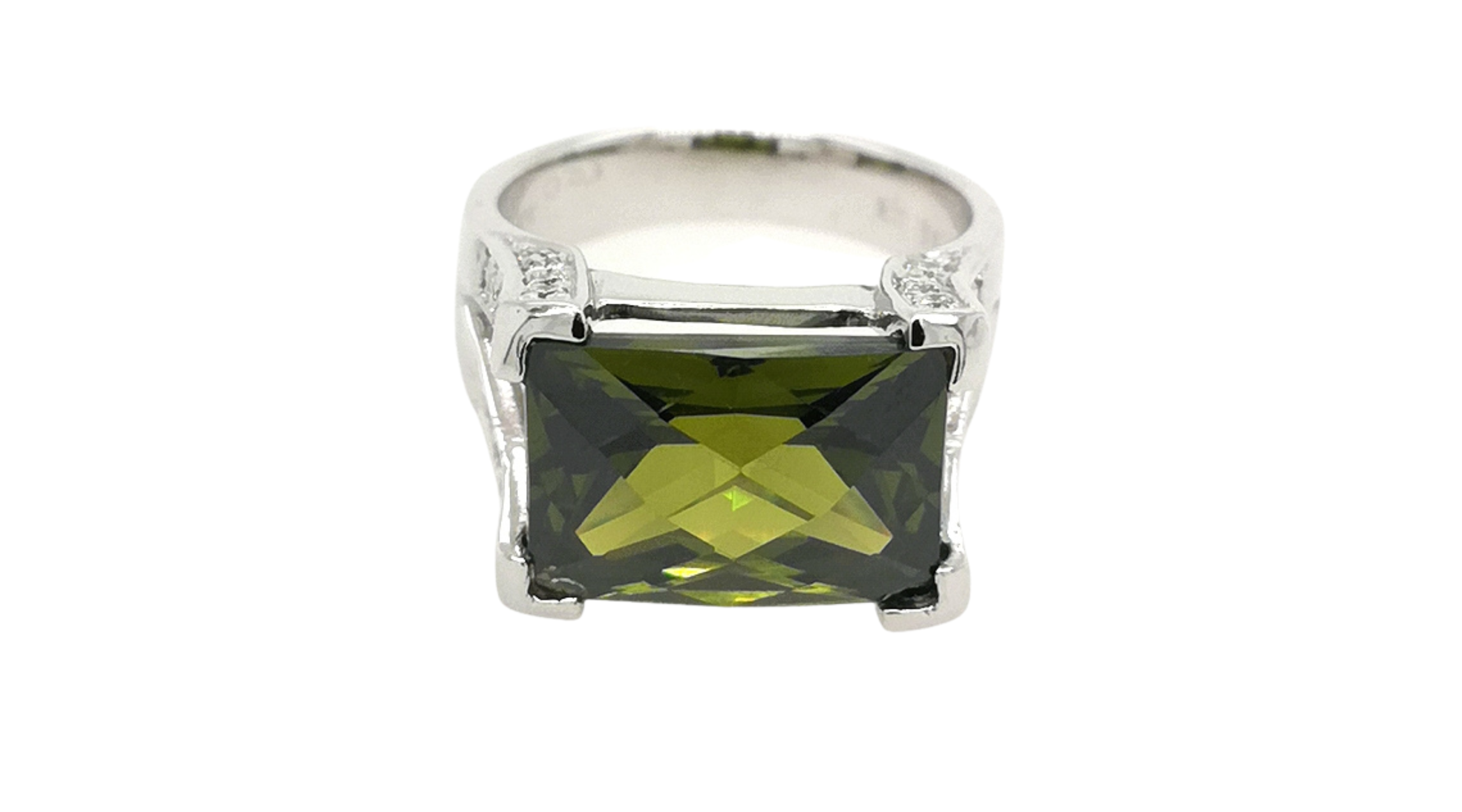Coloured Gem Diamond Ring