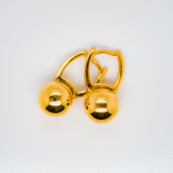 22K (916) Gold Clip Earring