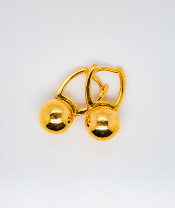 22K (916) Gold Clip Earring