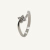 18K White/Yellow Gold Diamond Ring