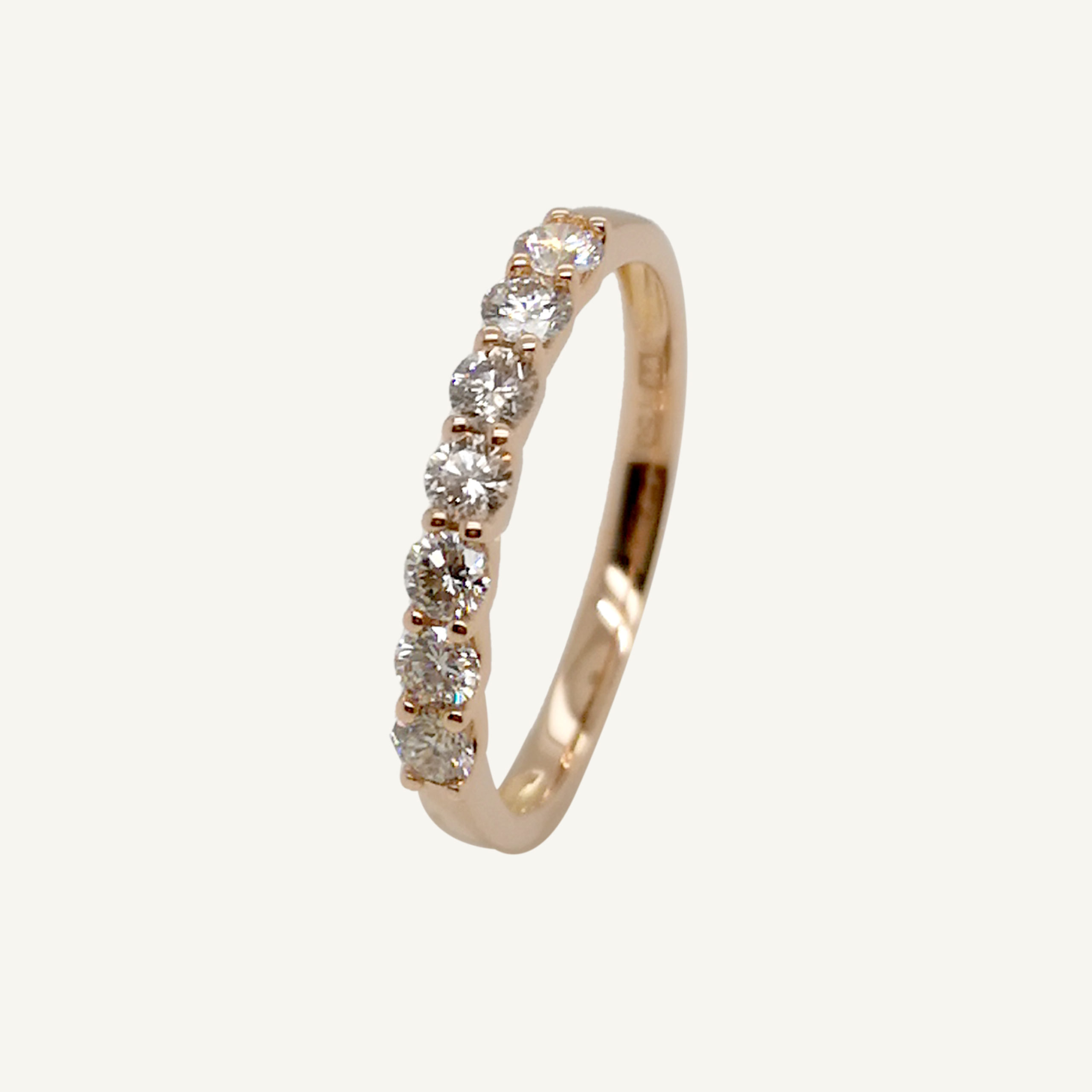 18K Rose Gold Diamond Ring