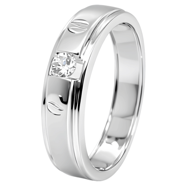 18K White/Yellow Gold Diamond Ring