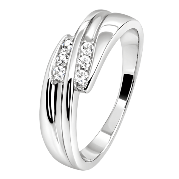 18K White Gold Diamond Ring