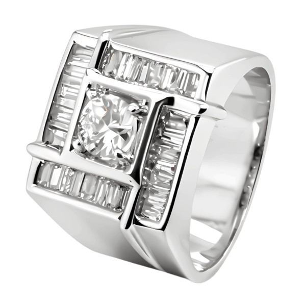 18K White Gold Diamond Ring