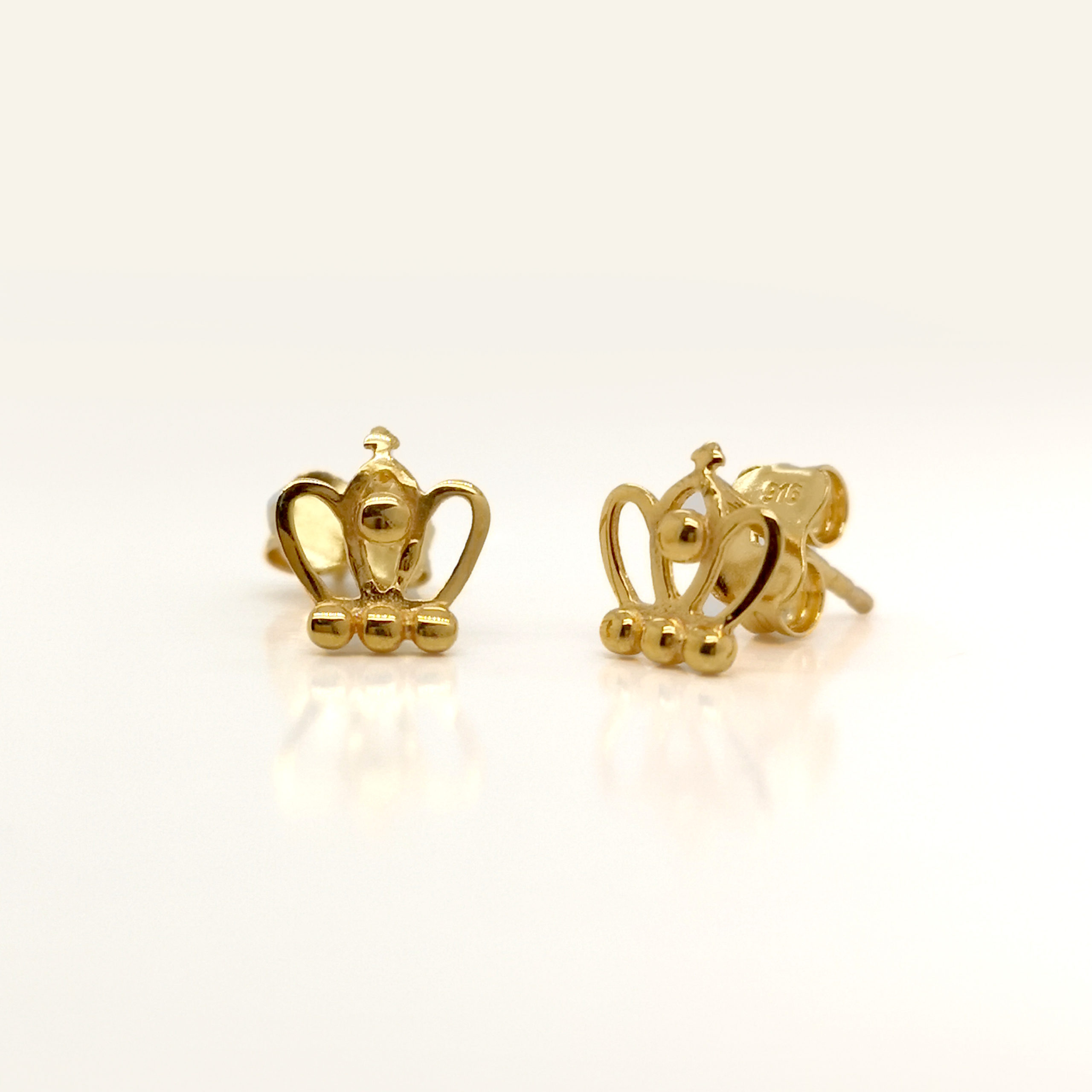 22K Gold Turkey Earstud