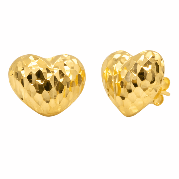 22K Gold Cutting Earstud