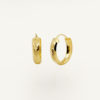 22K Gold Hollow Lata Earring