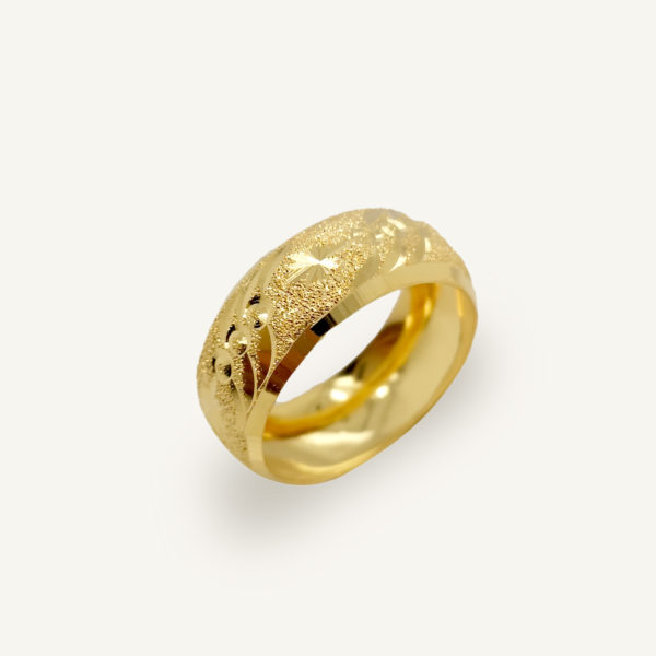 22K Gold Hollow Ring