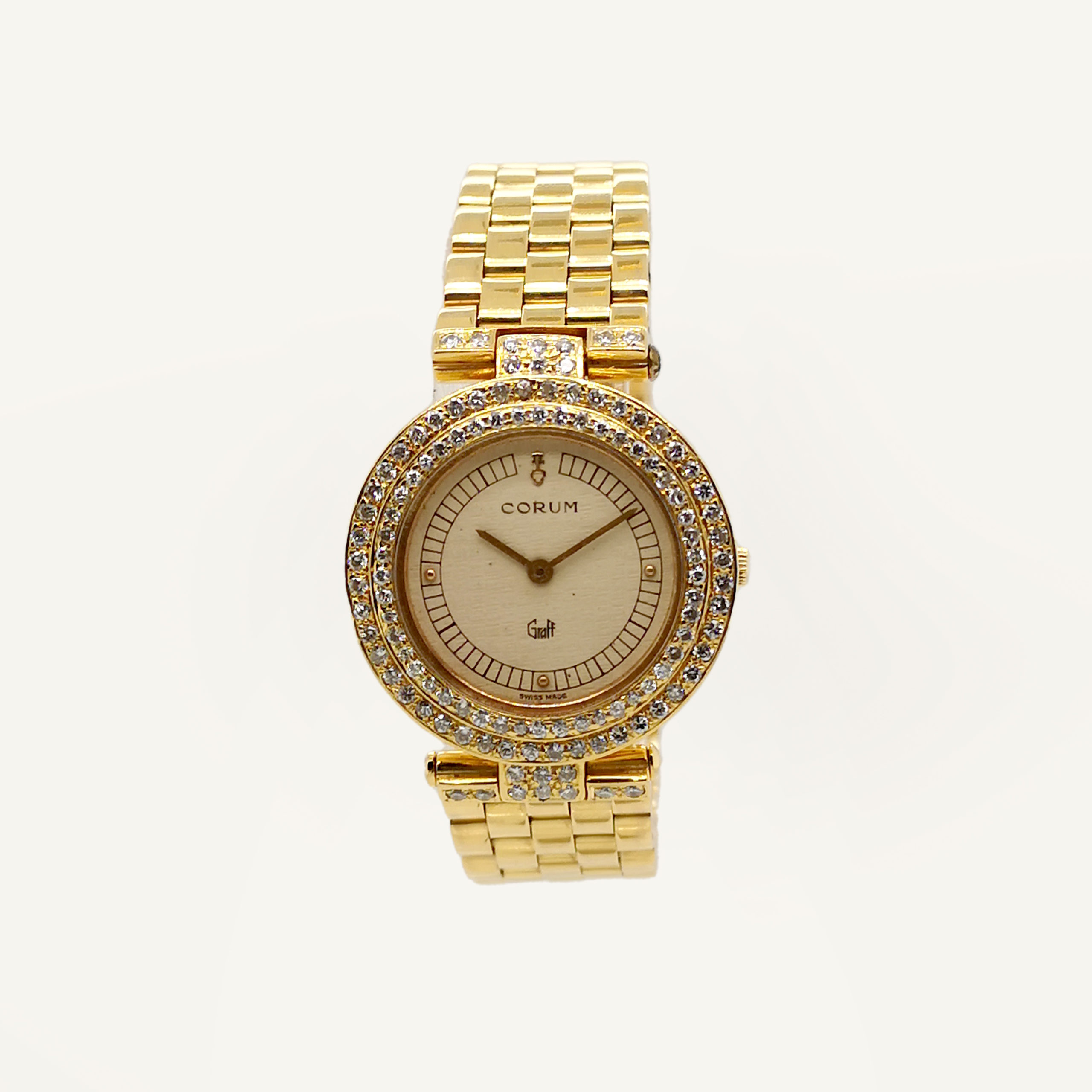 18K Yellow Gold Corum Diamond