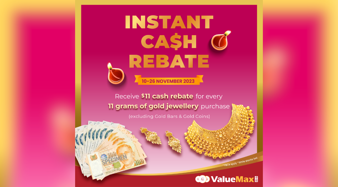 Deepavali & 11.11 Cash Rebate Promotion