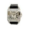 Cartier Watch White Leather Strap