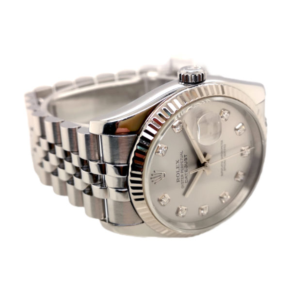 ROLEX DATEJUST 36 DIAMOND 116234 Left View