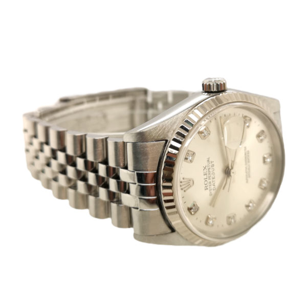 Rolex Datejust 36 Diamond 16234 Left View